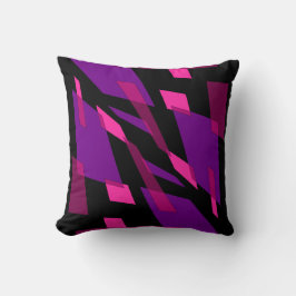 Almofada Mazipoodles Abstraction Perspective Black Purple