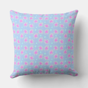 Almofada Mazipoodles Bold Daisies: Blue Fuchsia Turquoise 2