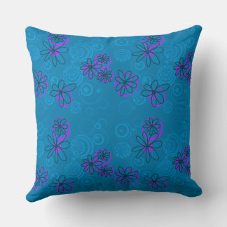 Almofada Mazipoodles Bolhas Florais - Roxo Teto