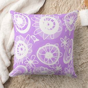 Almofada Mazipoodles Love Flowers - Lilac White