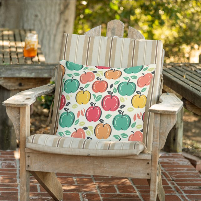 Almofada MCM Retro Orchard Apple Pattern (Cadeira)