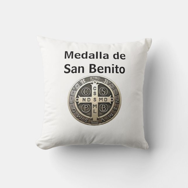 Almofada medalla de San Benito (Frente)