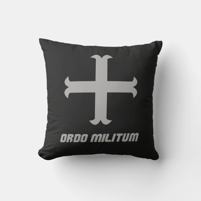 Almofada Medieval Knight Cross Emblem (Frente)