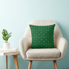 Almofada Médio Mod Garland Green Travesseiro decorativo
