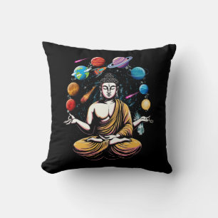 Almofada Meditação de Zen Yoga nos planetas espaciais budha