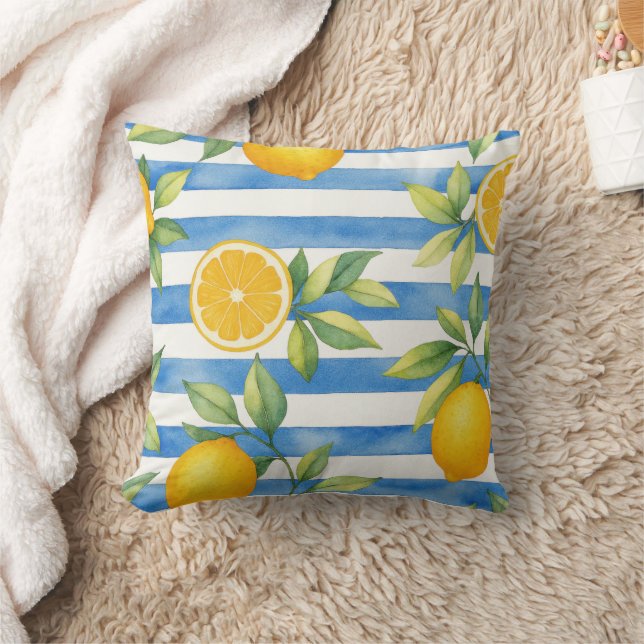 Almofada Mediterranean Summer Citrus Kitchen Decor (Cobertor)