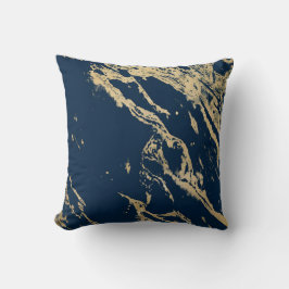 Almofada Meia-noite Dourada Marble Cushion
