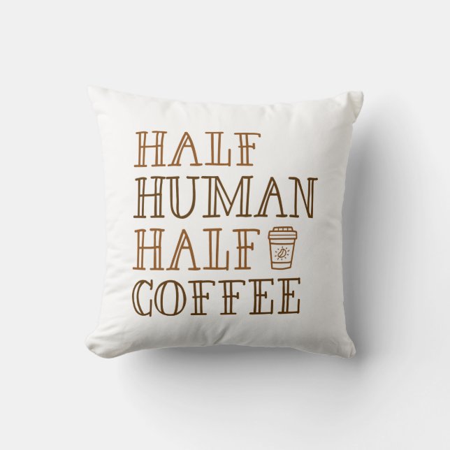 Almofada Meio Café Humano (Frente)