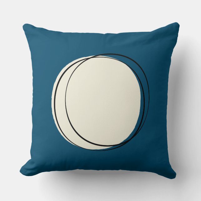 Almofada Meio século Círculos Modernos Travesseiro decorati (Frente)