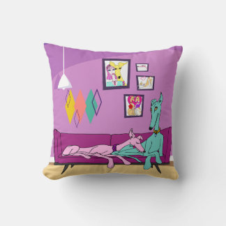 Almofada Meio século Modern Greyhound Art