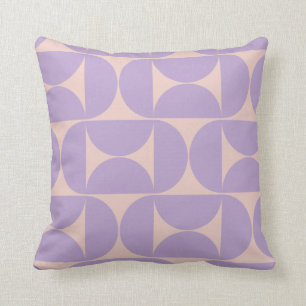 Almofada Meio século moderna de Lavanda de padrão