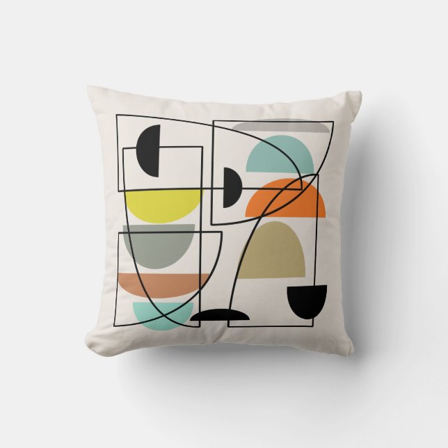 Almofada Meio século Moderno "Bolinhos" (Frente)