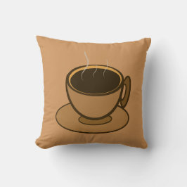 Almofada Meio século Moderno Café Marrom