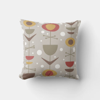 Almofada Meio século Moderno Jardim Multicolor