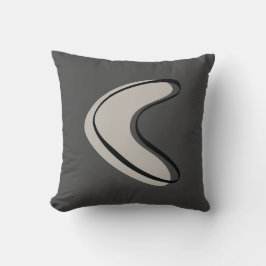 Almofada Meio século moderno na Cinza