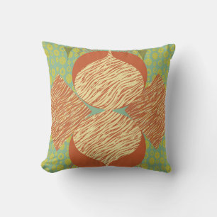 Almofada Meio século moderno Travesseiro decorativo geométr