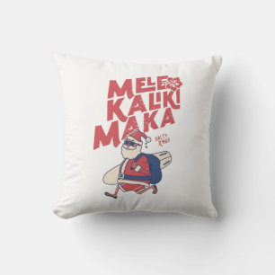 Almofada Mele Kalikimaka - Papais noeis engraçados Natal Ha