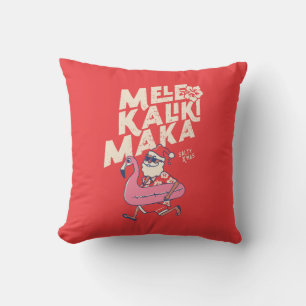 Almofada Mele Kalikimaka Papais noeis Flamingo Natal Getawa