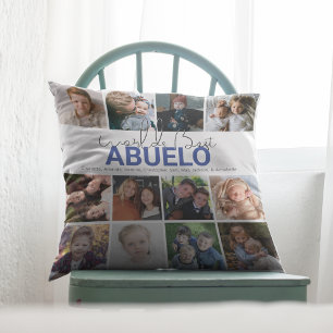 Almofada Melhor Aguelo do Mundo   Colagem de Fotos