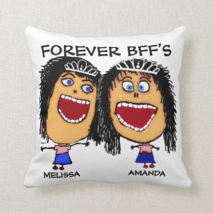 Cobertor Melhor amigo BFFs dos desenhos animados