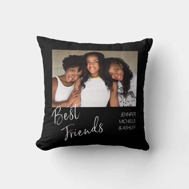 Almofada Melhor Amigos - Uma Foto (Frente)
