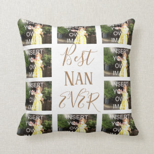 Almofada Melhor Colagem de Fotos de Dez Personalizada Nunca