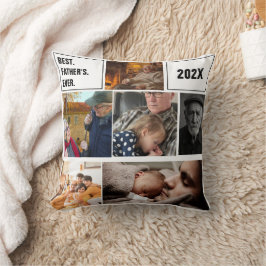 Almofada Melhor Colagem de Fotos e Texto Personalizado do P