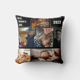 Almofada Melhor Colagem de Fotos e Texto Personalizado para