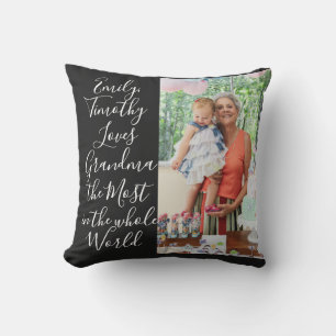 Almofada Melhor Dia de as mães de Fotografia Personalizado