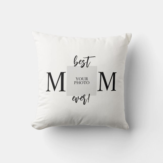 Almofada Melhor Dia de as mães Personalizado Da Mãe (Frente)
