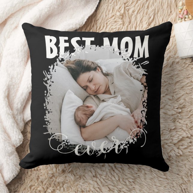 Almofada Melhor Foto de Mãe Nunca (Cobertor)