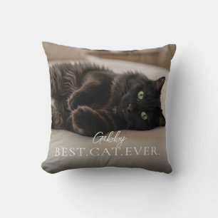 Almofada Melhor Gato de Todos Nome e Foto do Seu Pet