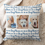 Almofada Melhor Mãe De Cachorro Nunca Personalizada Foto De<br><div class="desc">Melhor Mãe De Cachorro... Surpreenda sua mãe de cachorro favorita seja seu aniversário, Dia de as mães ou Natal com este travesseiro de fotos personalizado super fofo. Personalize este travesseiro de cachorro com 3 das fotos favoritas do seu cachorro e personalize a foto central com o nome. Lado duplo -...</div>