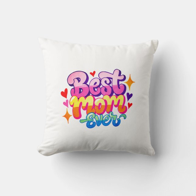 Almofada Melhor Mãe de Todas (Estilo 1) (Frente)
