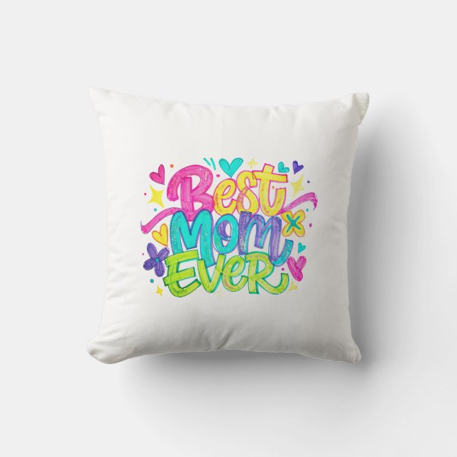 Almofada Melhor Mãe de Todas (Estilo 2) (Frente)