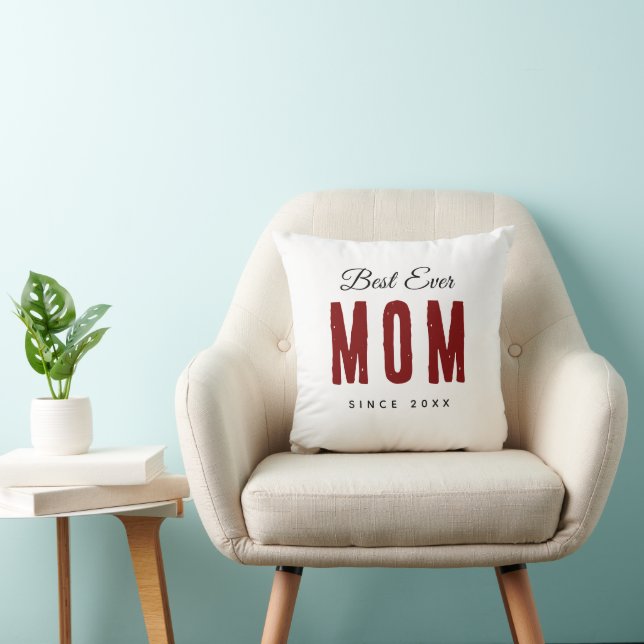 Almofada Melhor Mãe de Todos Desde 20XX Moderno Simples Esp (Cadeira)