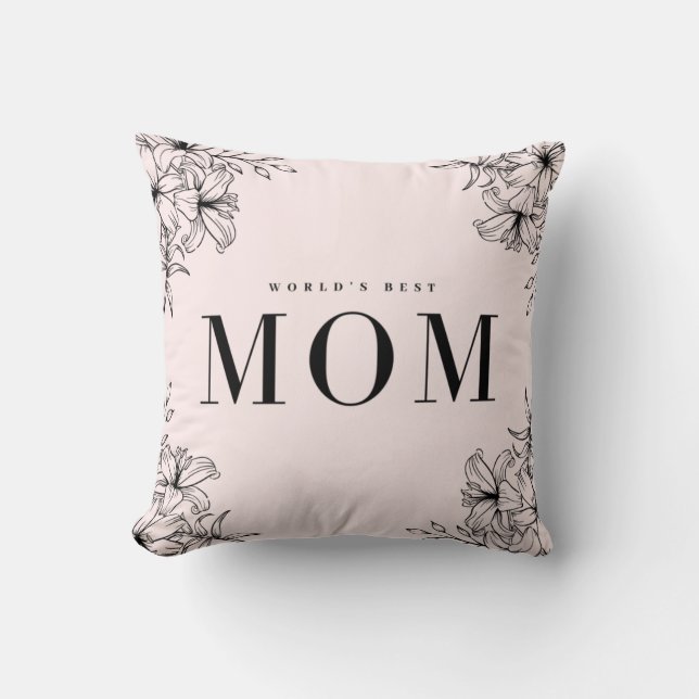 ALMOFADA MELHOR MÃE DO MUNDO (Frente)