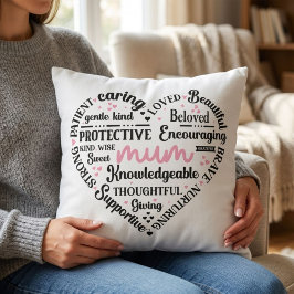 Almofada Melhor Mãe do Mundo: Dia das Mães e Aniversário Co