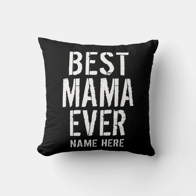ALMOFADA MELHOR MÃE DO MUNDO TIPOGRAFIA (Frente)