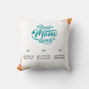 Almofada Melhor Mãe do Mundo Travesseiro Personalizado - 3 