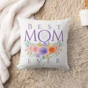 Almofada Melhor Mãe Já Flores, Dia de as mães
