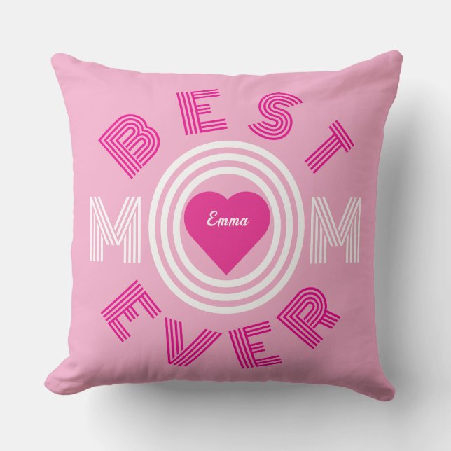 Almofada Melhor Mãe Nunca Personalizada (Frente)