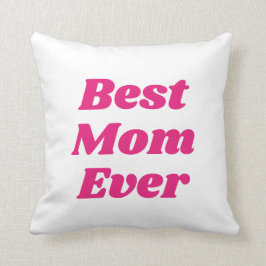 Almofada Melhor Mãe Rosa Nunca