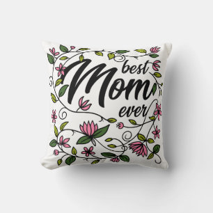 Almofada Melhor Mãe Travesseiro Floral