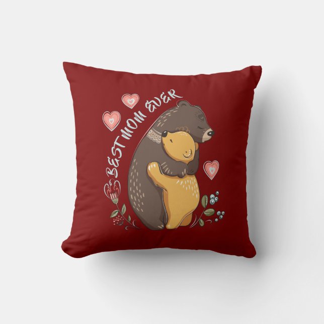 Almofada Melhor mãe Travesseiro, melhor ideia de presente d (Frente)