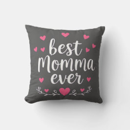 Almofada melhor mamãe de todas cinza