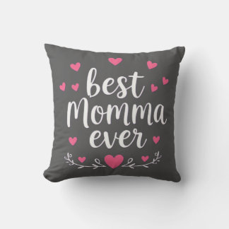 Almofada melhor mamãe de todas cinza
