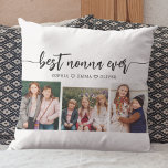 Almofada Melhor Não Nunca - Colagem de Fotos para Netos<br><div class="desc">Celebre sua Nona com o melhor Travesseiro decorativo de Colagem de Fotos de Nô Nunca. Essa sauna personalizada mostra uma bela coleção de fotos carinhosas, capturando momentos especiais com seus netos. Feito com materiais de alta qualidade, adiciona um toque na moda e sentimental a qualquer espaço, perfeito para exibição em...</div>