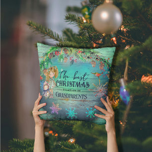 Almofada Melhor Natal com Avós