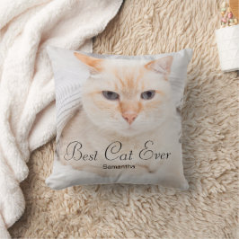 Almofada Melhor Nome de Foto de Cat Ever
